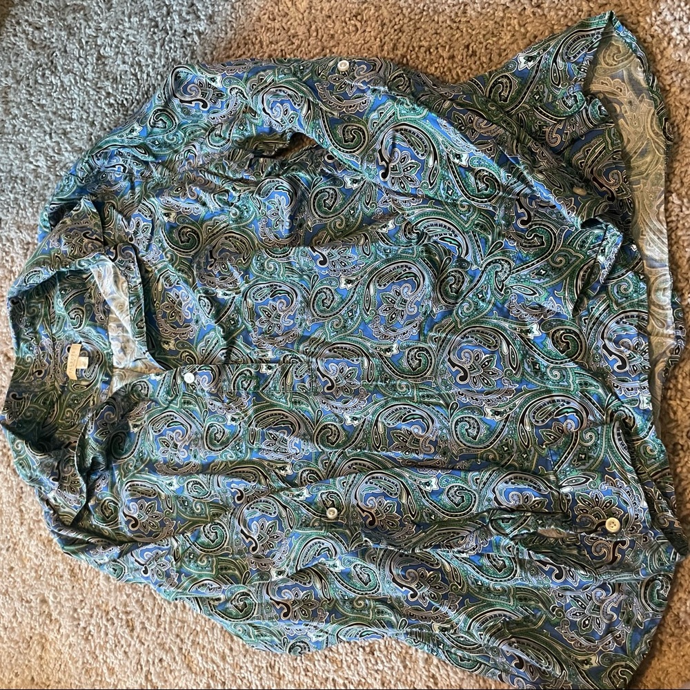 Talbots Paisley Blouse | L petite